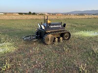 WallyUGV Black DEFENSE RC